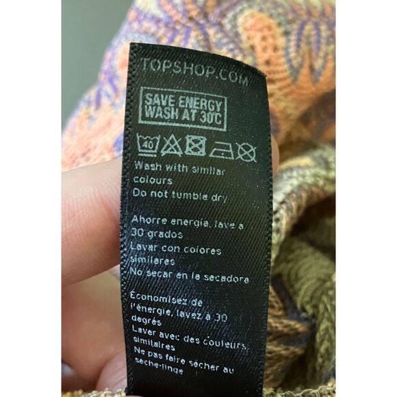 Topshop crochet open knit sleeveless romper - Picture 5 of 10